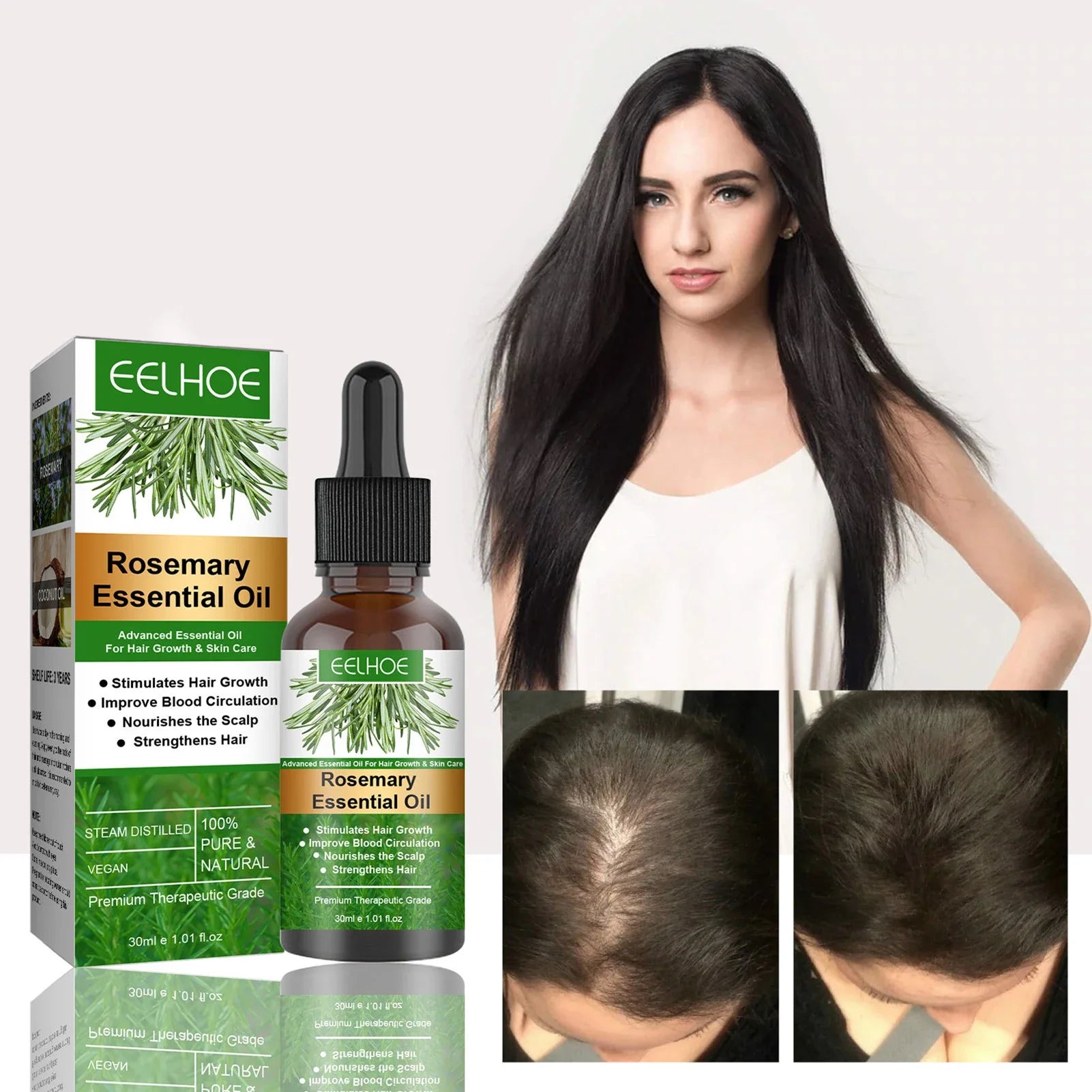 The Root Ritual Spray — Rosemary Hair Growth Oil